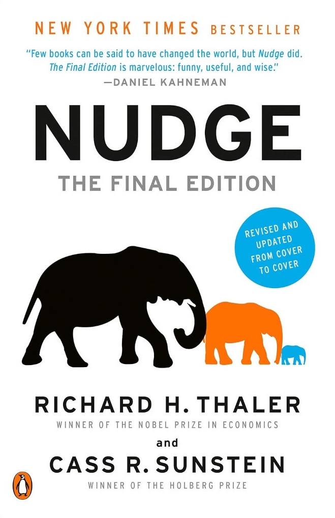 Cover of Nudge by Richard H. Thaler & Cass R. Sunstein